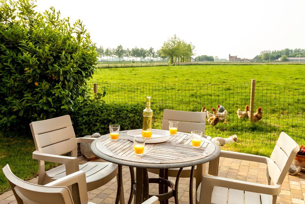 B&B Het Polderhof ヤブベーケ エクステリア 写真